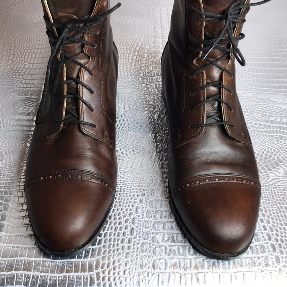 Vintage 90’s Ariat precision roper cap toe oxford boots - Picture 7 of 9
